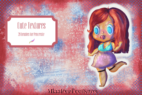 Download Cute Textures - 39 Brushes for Procreate - Texture Collection