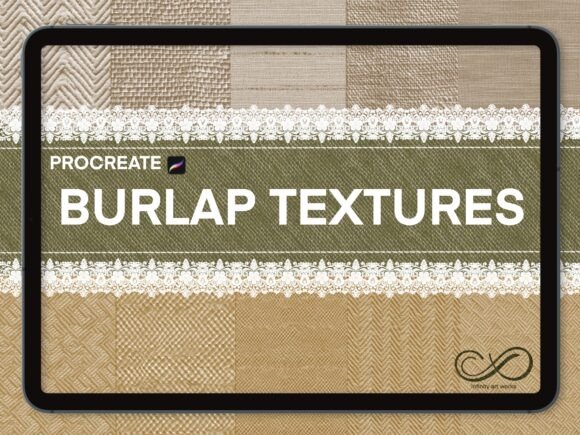 Download Procreate Texture Brushes-Burlap,Lace - Texture Collection