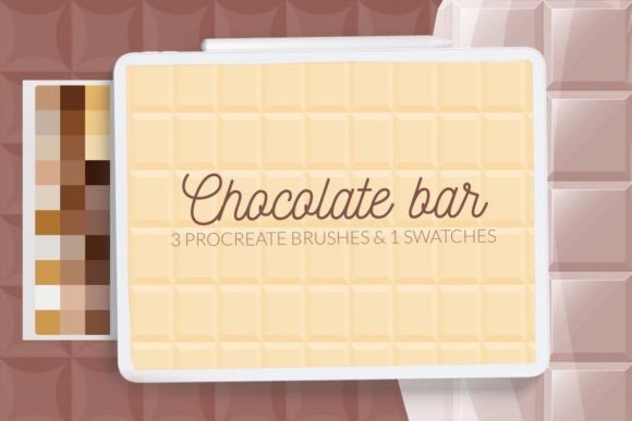 Download Chocolate Bar Procreate Background Brush - Premium Bundle
