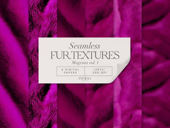 Download Magenta Fur Texture Pattern Pack - Texture Collection