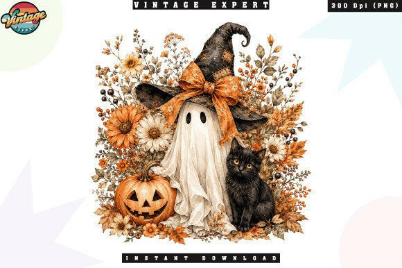 Download Cute Ghost Pumpkin Autumn PNG - Pumpkin Collection