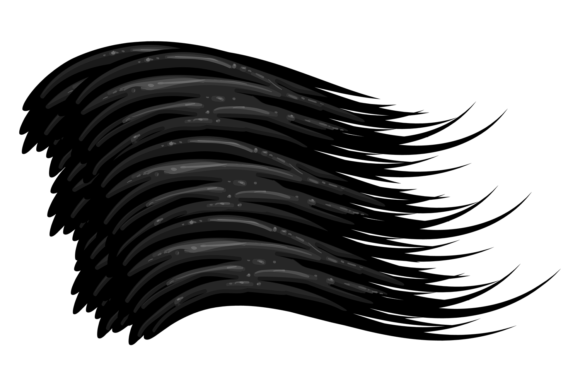 Download Black Paint Textured Brush Stroke. Grung - Texture Collection