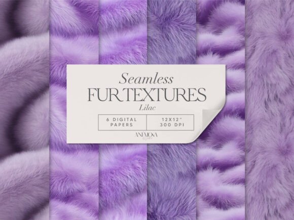 Download Lilac Fur Seamless Textures Paper Pack - Texture Collection
