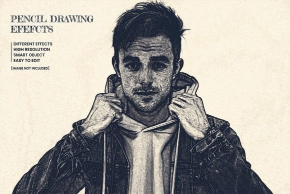 Download Pencil Realistic Painting Photo Effect - Pencil Collection