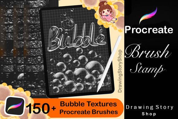 Download 150+ Procreate Bubbles Textures Brushes - Premium Resources