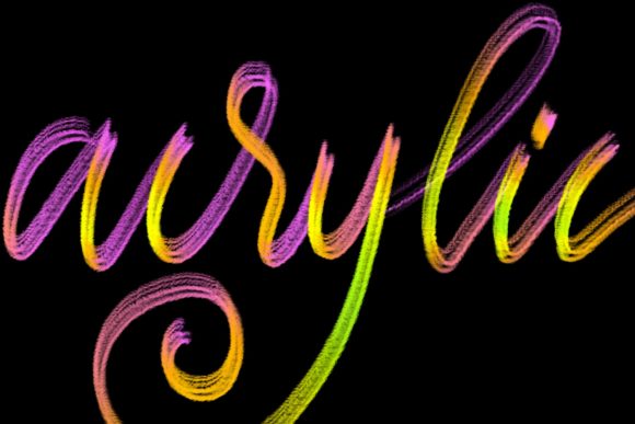 Download Procreate Brush - Acrylic Dry Textured - Texture Collection