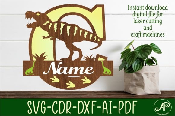 Download T Rex Monogram Capital Letter C SVG File - Letter Collection