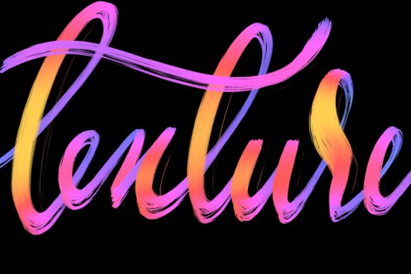 Download Procreate Brush - Textured Letters #4 - Letter Collection
