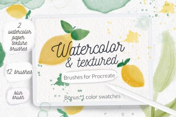 Download Watercolor Texture Procreate Brushes - Texture Collection