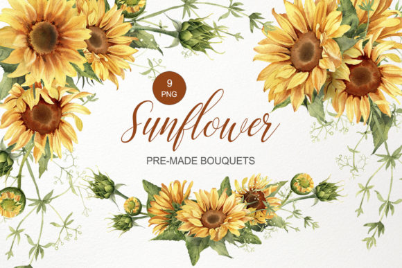 Download Sunflower Bouquet - Sunflower Collection