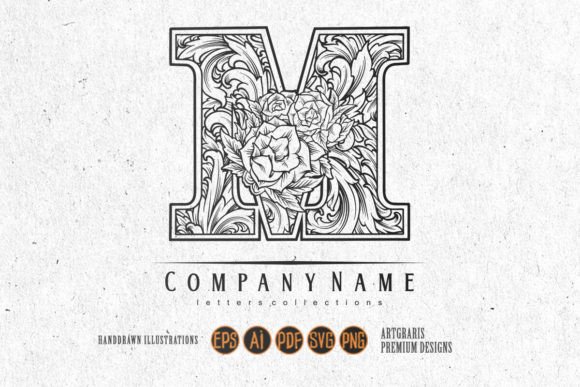 Download Regal Capital Letter M Monogram Flourish - Letter Collection