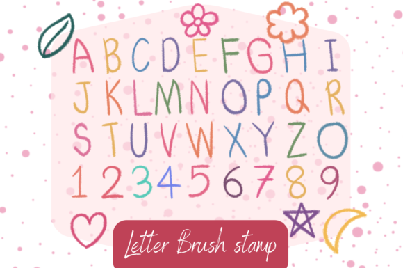 Download Letter Brush Stamp Collection - Letter Collection