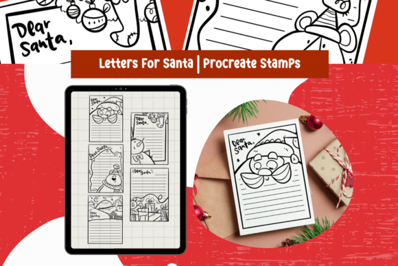 Download Letter for Santa Procreate Stamps - Letter Collection