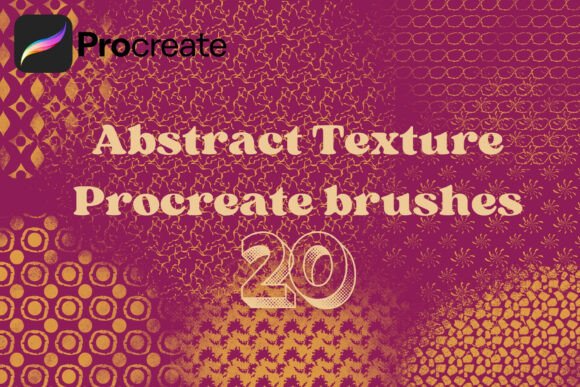 Download 20 Abstract Texture Procreate Brushes - Texture Collection