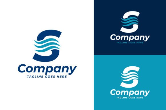 Download Capital Letter S with Ocean Waves - Letter Collection