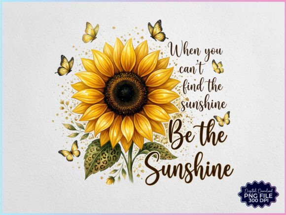Download Be the Sunshine Sunflower PNG - Sunflower Collection